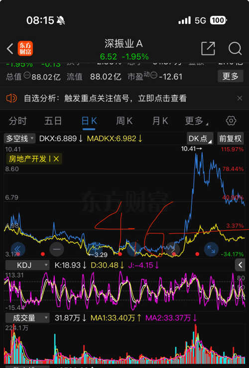 深振业A最新动态及观点阐述